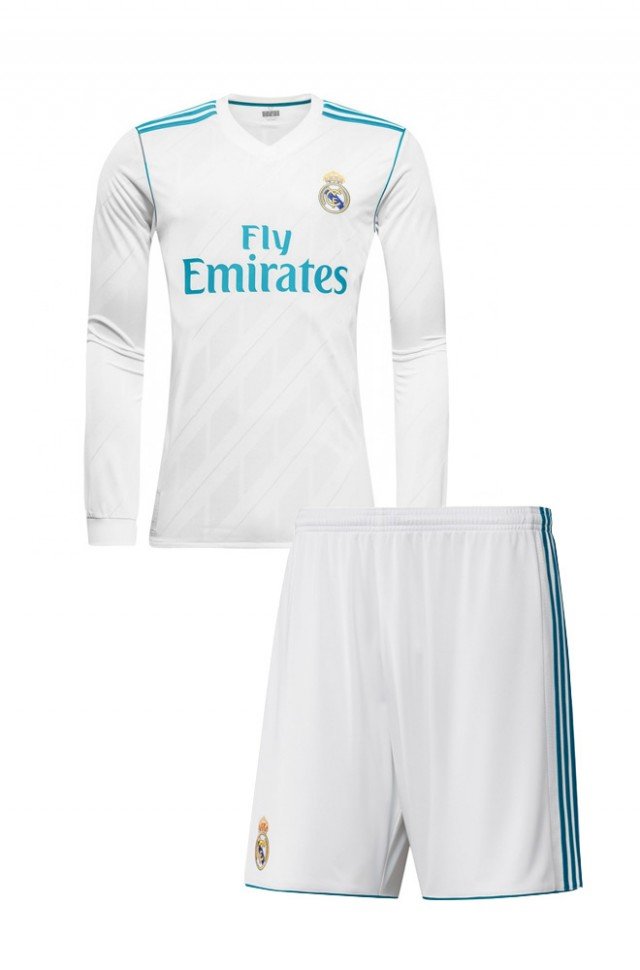 Форма FC Real Madrid 2017-19 home длинный рукав