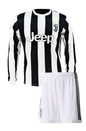 Футбольная форма FC Juventus 2017-18 home длинный рукав