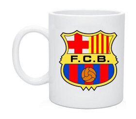 Кружка керамическая FC Barcelona